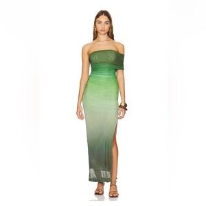 Bardot Aurelia Maxi Dress in Green Ombre